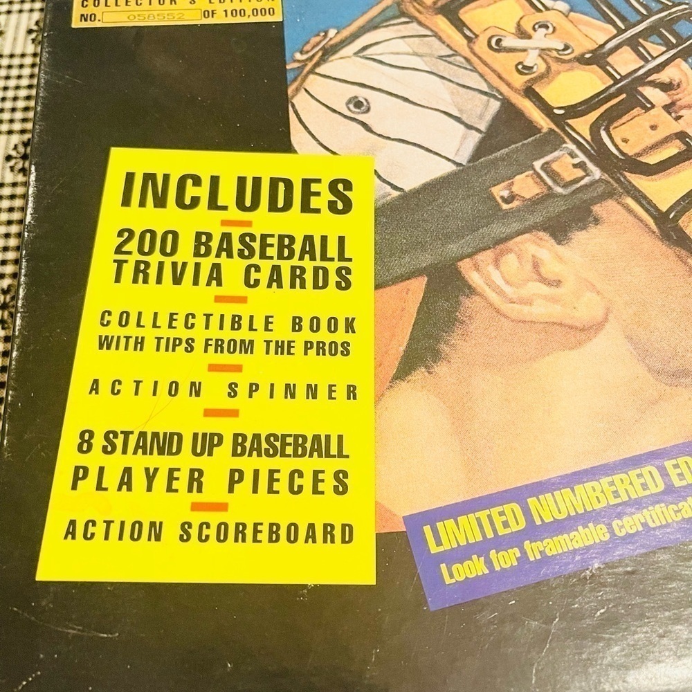 1991 Classic Limited Edition MLB Baseball Trivia Board Game Cards Complete - Picture 8 of 10